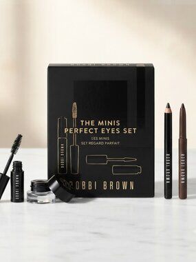 BNIB Bobbi Brown The Minis: Perfect Eyes 4-Piece Set – Travel Eye Makeup Kit
